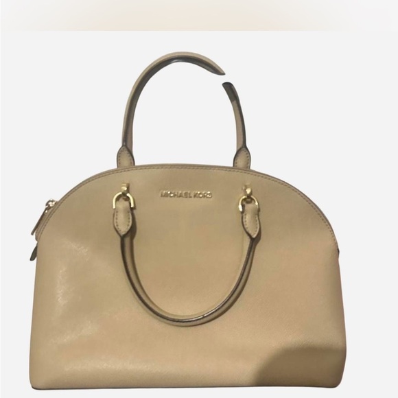 Michael Kors Tan Satchel Bag with Gold Hardware - Picture 1 of 2